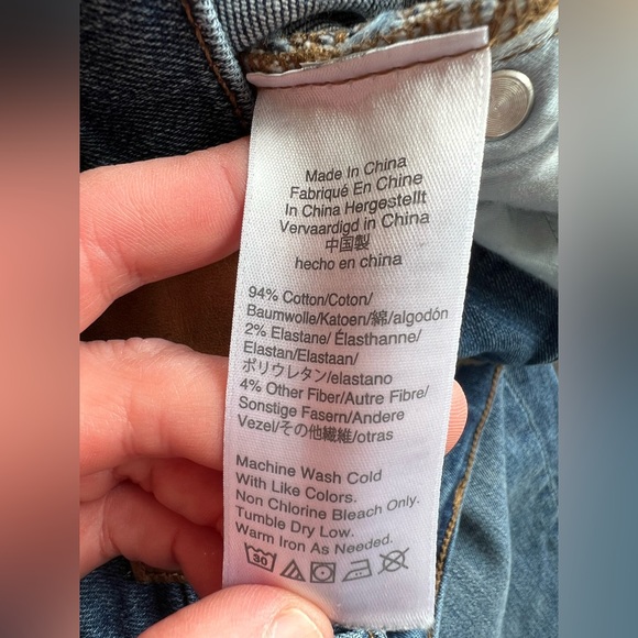 J. Crew 9” High Rise Toothpick Women's Skinny Jeans Raw Hem Size 26 Medium Wash - Picture 6 of 9